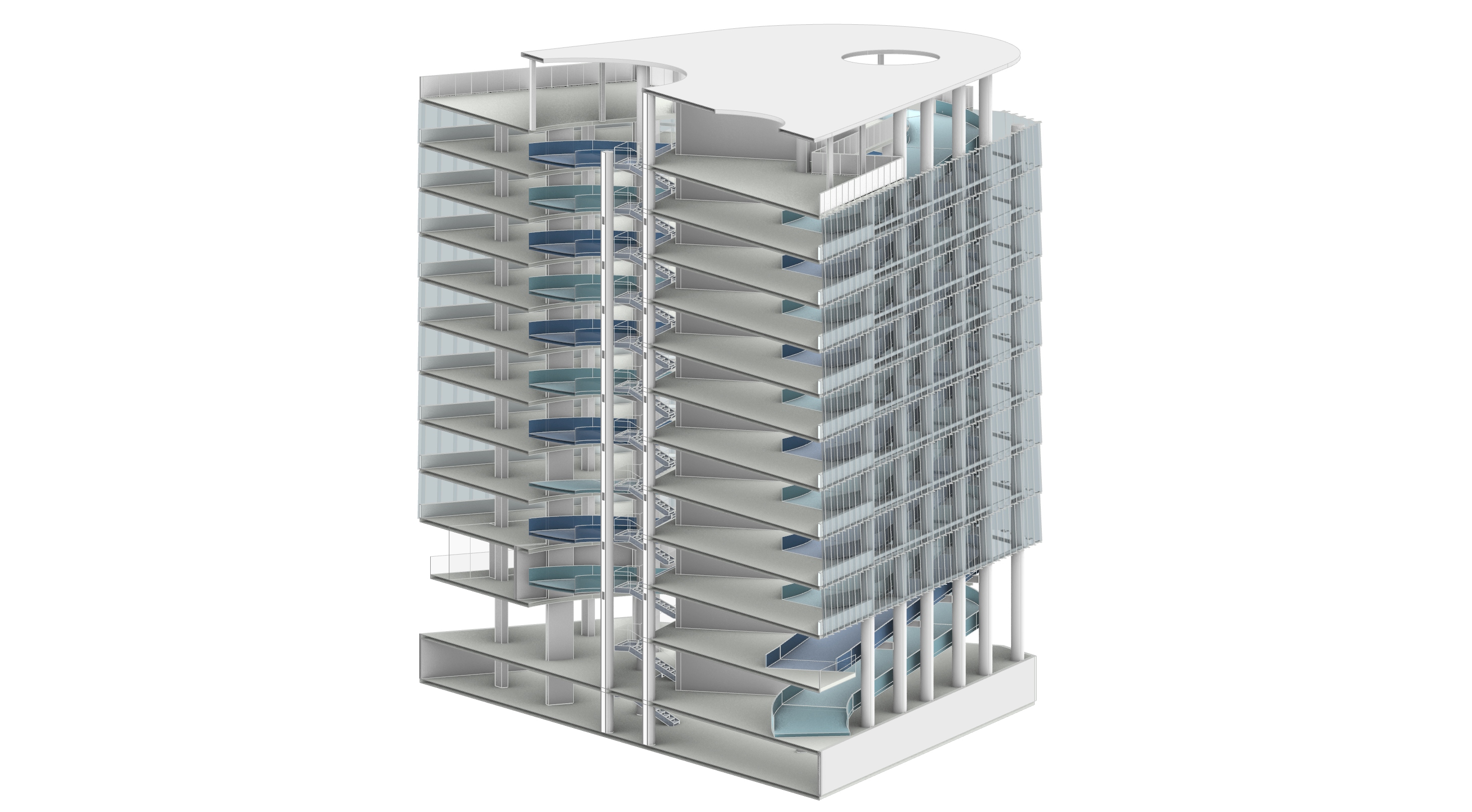Helix circulation cutaway